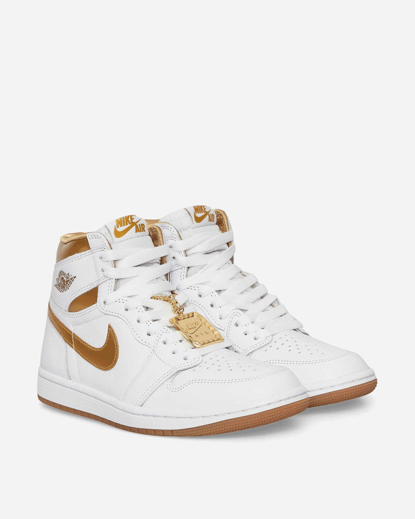 Nike Jordan Wmns Air Jordan 1 Retro Hi Og White/Metallic Gold Sneakers High FD2596-107