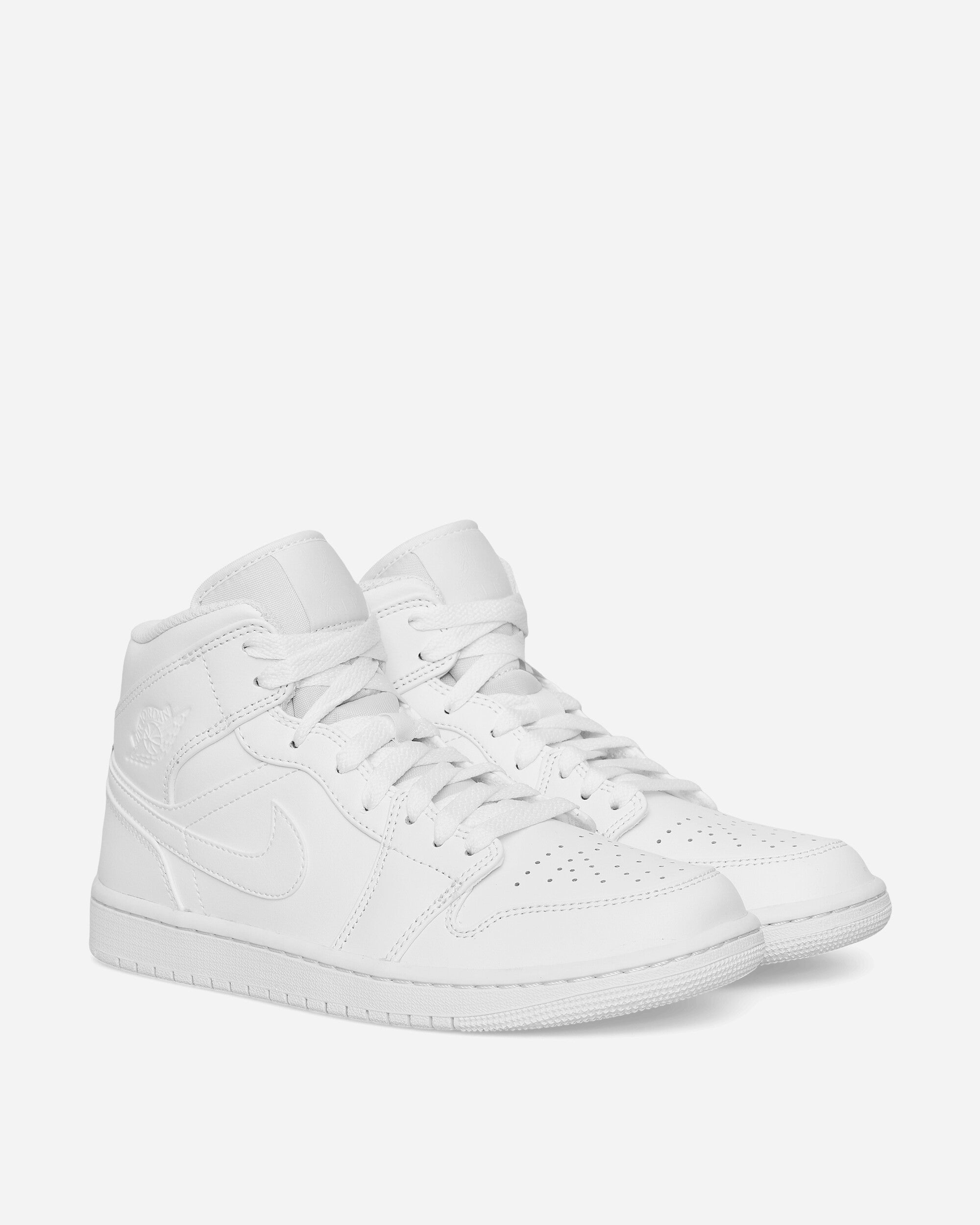 Nike Jordan Air Jordan 1 Mid White/White Sneakers Mid 554724-136