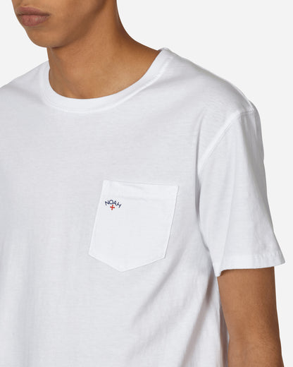 Noah Core Logo Pocket Tee White T-Shirts Shortsleeve PT1NOAH WHT