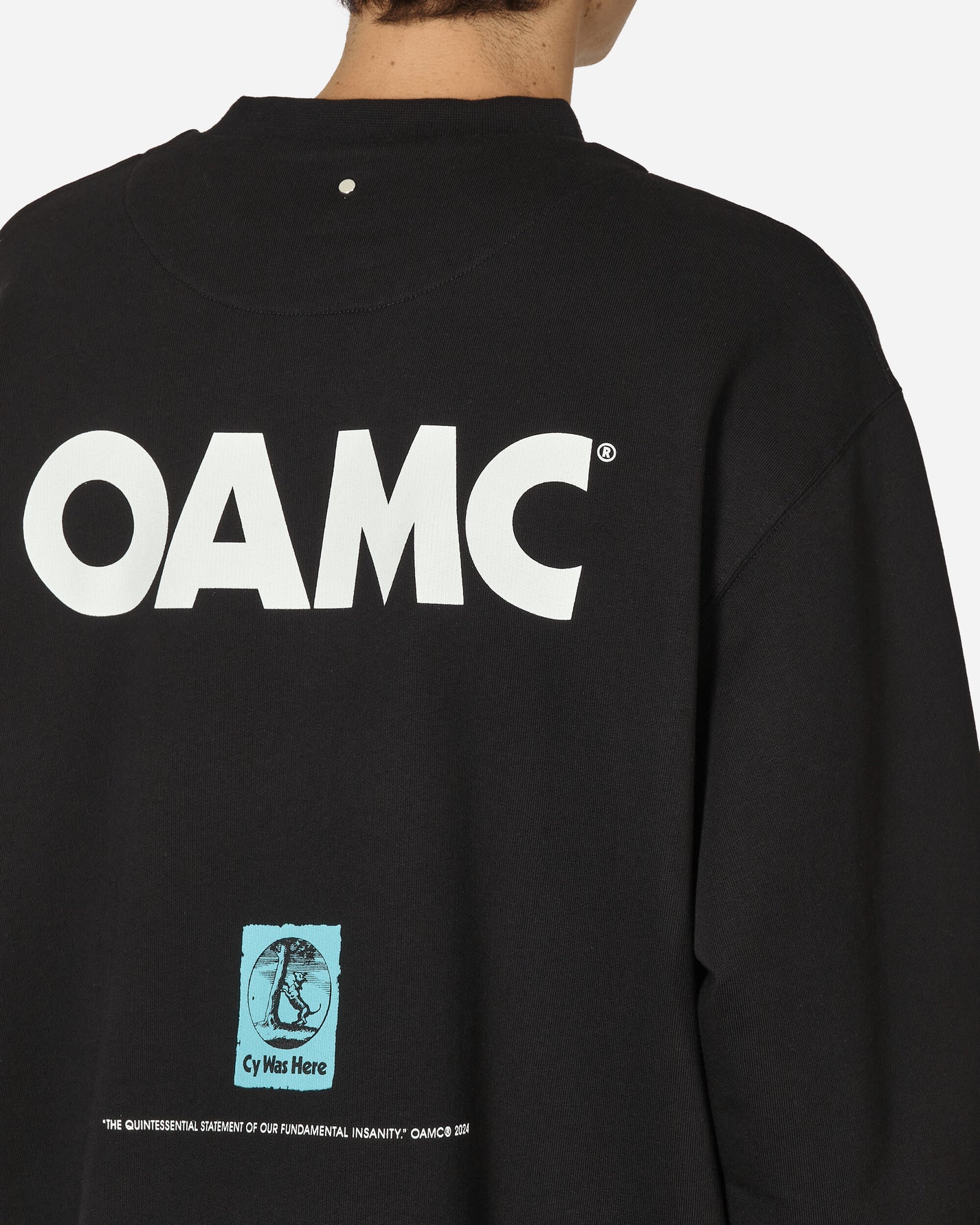 OAMC Apollo Crewneck Black Sweatshirts Crewneck 24E28OAJ27 001