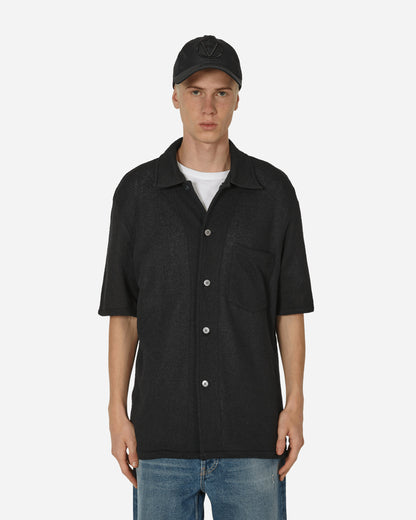 Our Legacy Box Shirt Shortsleeve Black Boucle Shirts Shortsleeve Shirt M2202BB 001