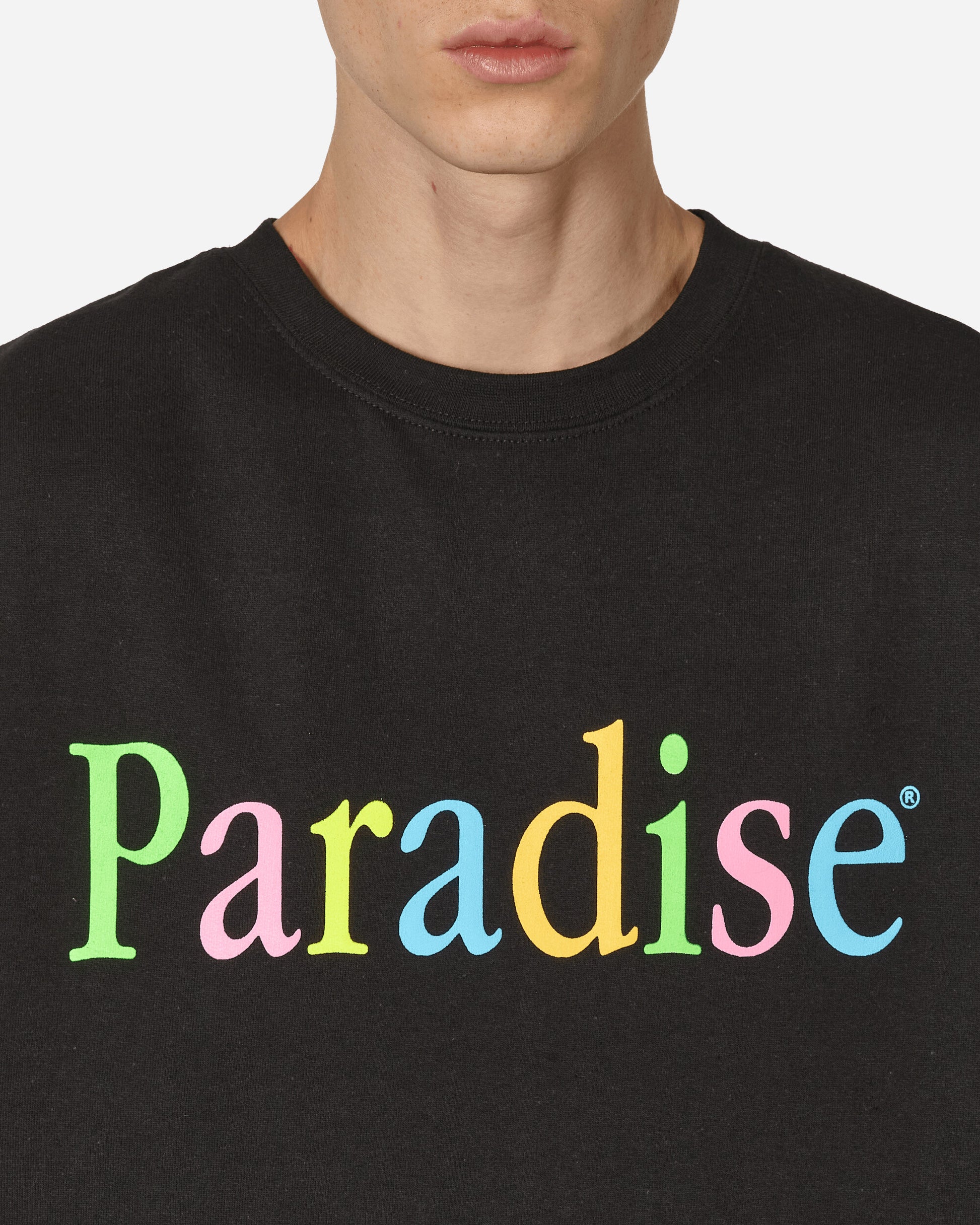 Paradis3 Colors Logo Crewneck Black Sweatshirts Crewneck PACOLOCRE 001