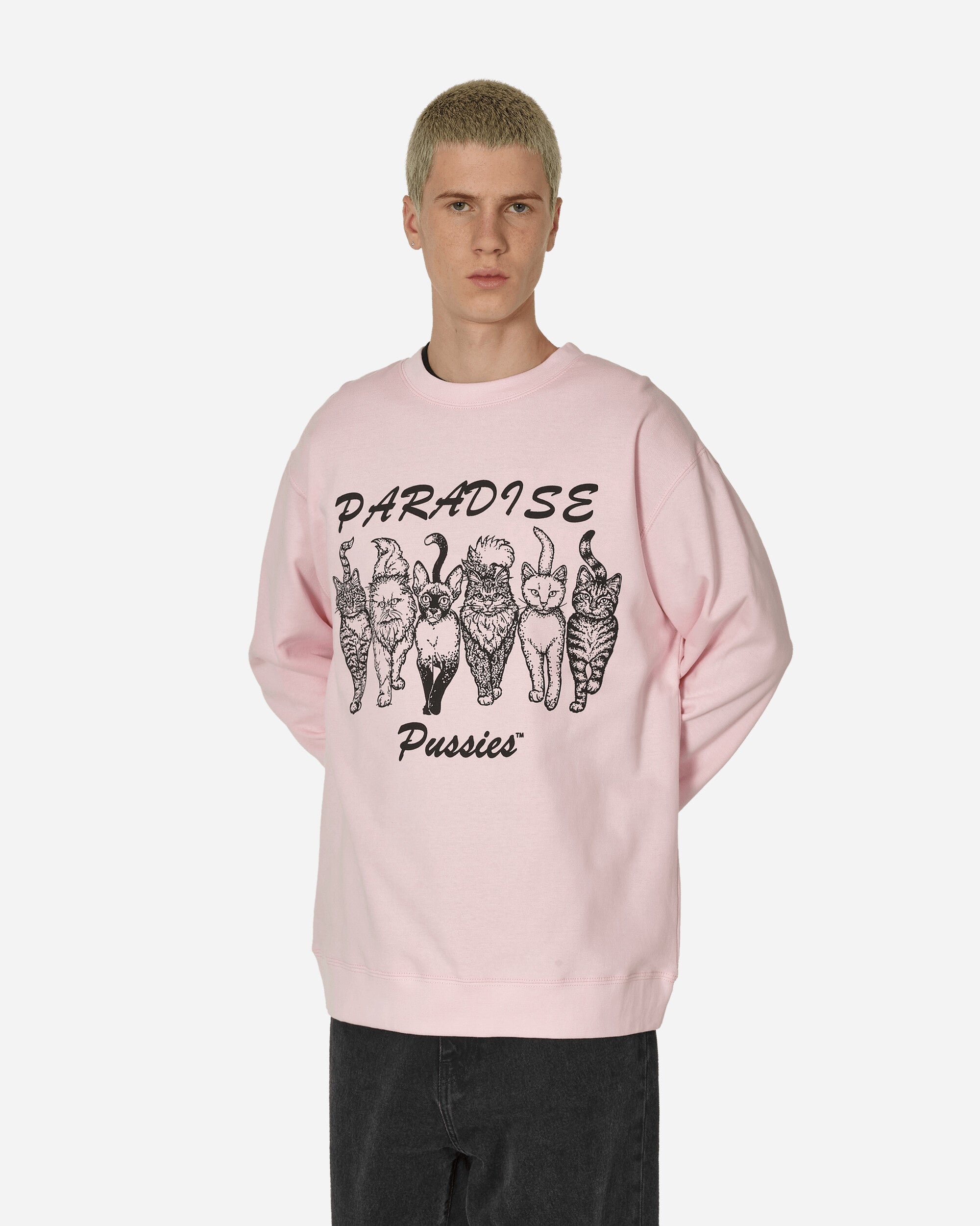 Paradise Pussies Crewneck Sweatshirt Pink