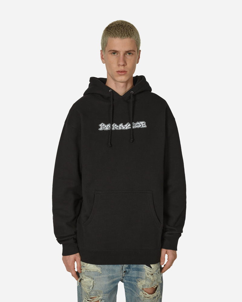 Paradis3 Dystopia Embroidered Hoody Black Sweatshirts Hoodies PADYSTHOOD 001