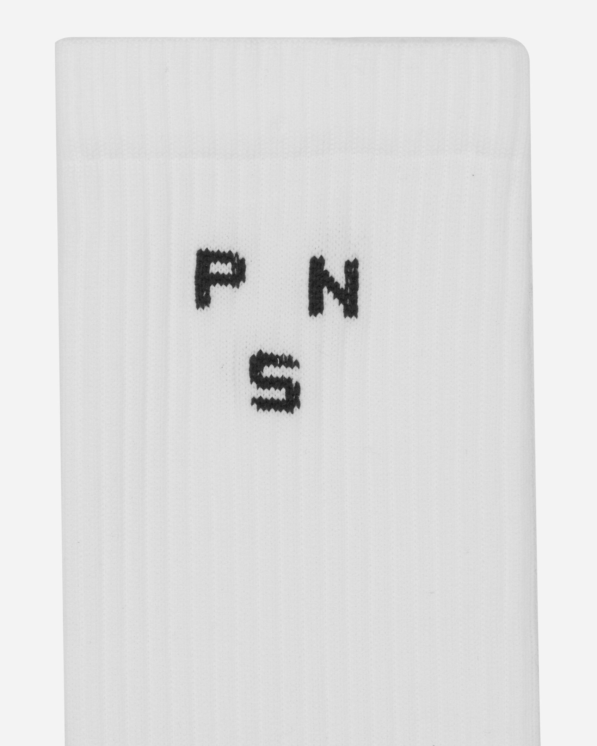 Pas Normal Studios Off-Race Ribbed Socks White Underwear Socks NC2077G 4100