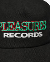 Pleasures Records Snapback Black Hats Caps 9508018 BLACK