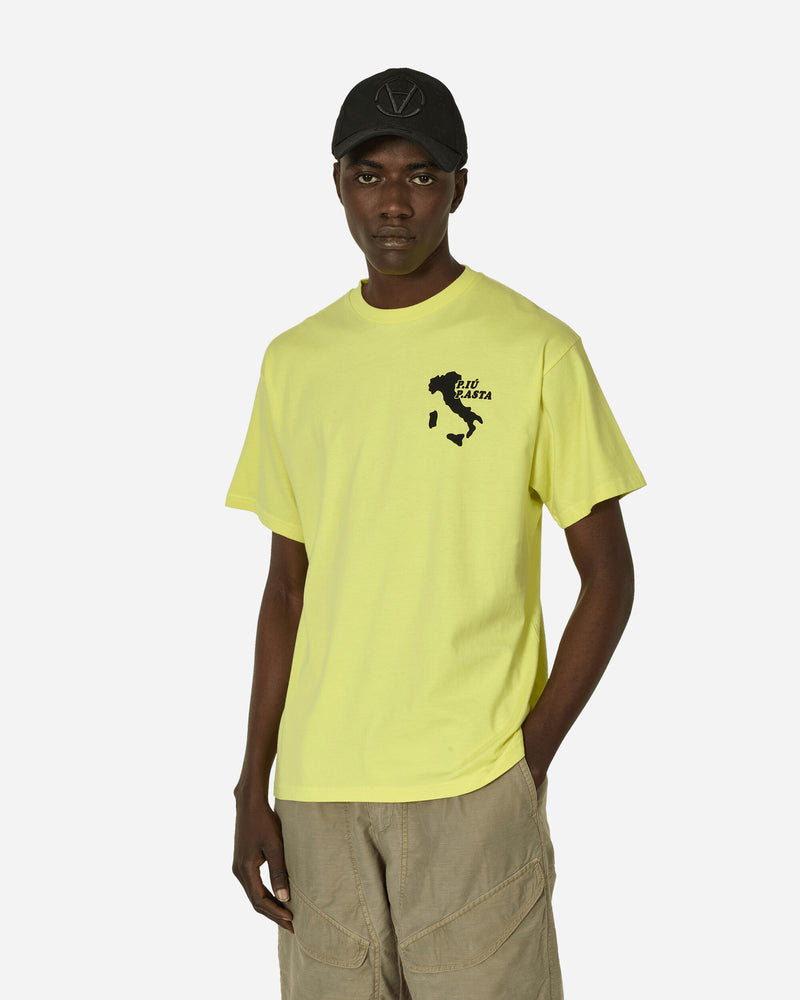 "P.iù P.asta" T-Shirt Stonewashed Yellow