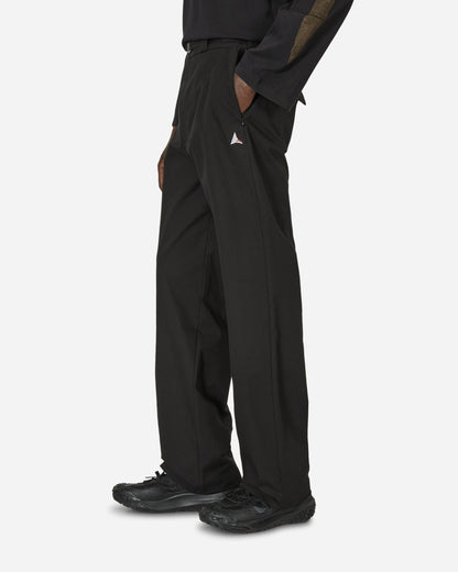 ROA Oversized Chino Black Pants Trousers RBMW068FA50 BLK0001