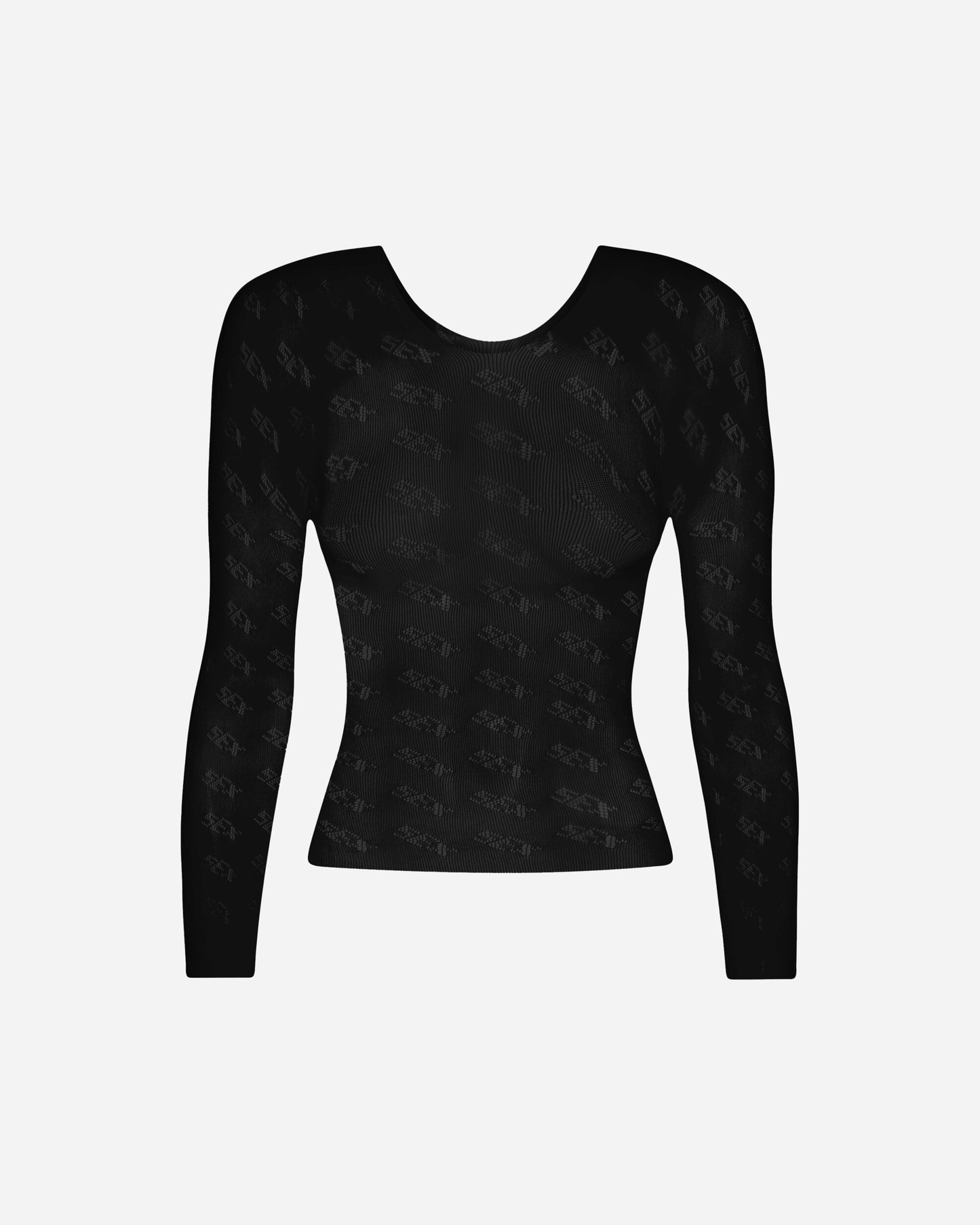 R & M Leathers Wmns Lust Top Black T-Shirts Longsleeve RMLTRB15 BLACK