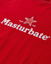 Salomé Poloudenny Salome Poloudenny X Slam Jam Masturbate T-Shirt Red T-Shirts Shortsleeve SPS24MASTURTBTEE 003