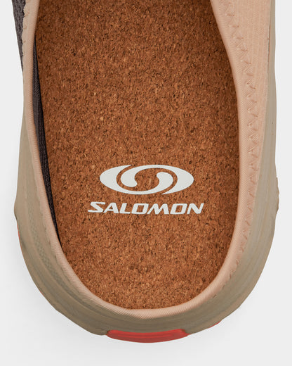 Salomon Rx Slide 3.0 Suede Hazelnut/Cement/Plum Kitten Sandals and Slides Sandals and Mules L47431700