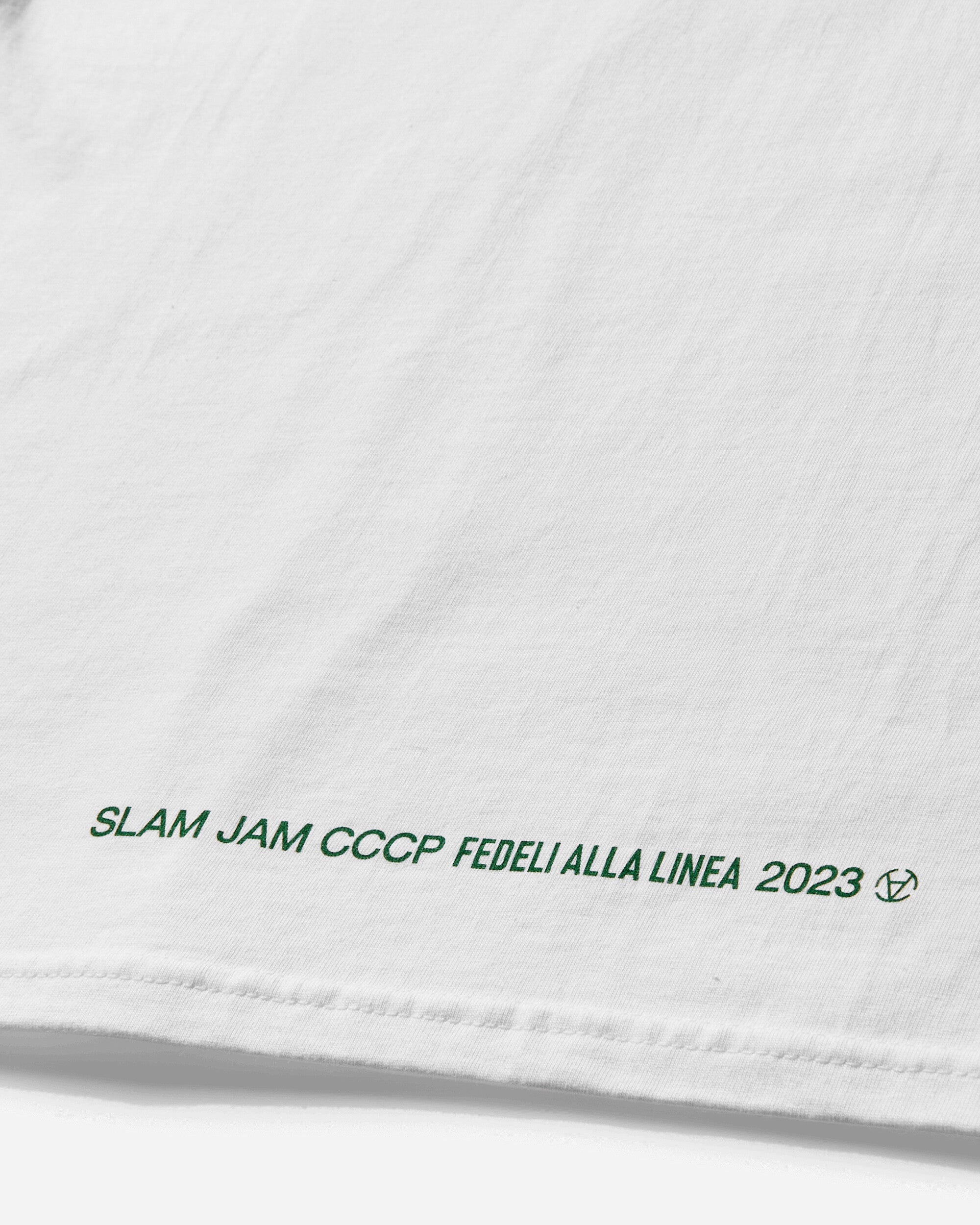 Slam Jam Io Sto Bene Io Sto Male Tee White T-Shirts Shortsleeve BBMW033JY28 WTH0001