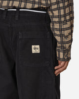 Stüssy Work Pant Canvas Black Pants Casual 116496 0001