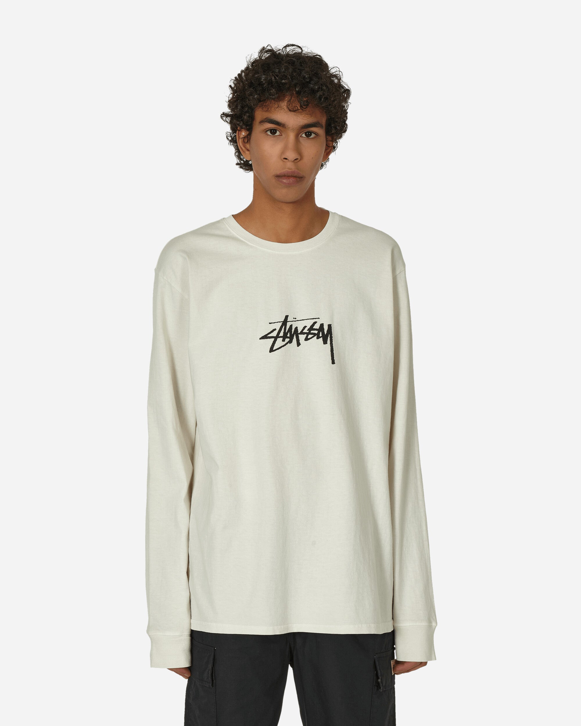 Basic stussy pigment discount dyed ls tee