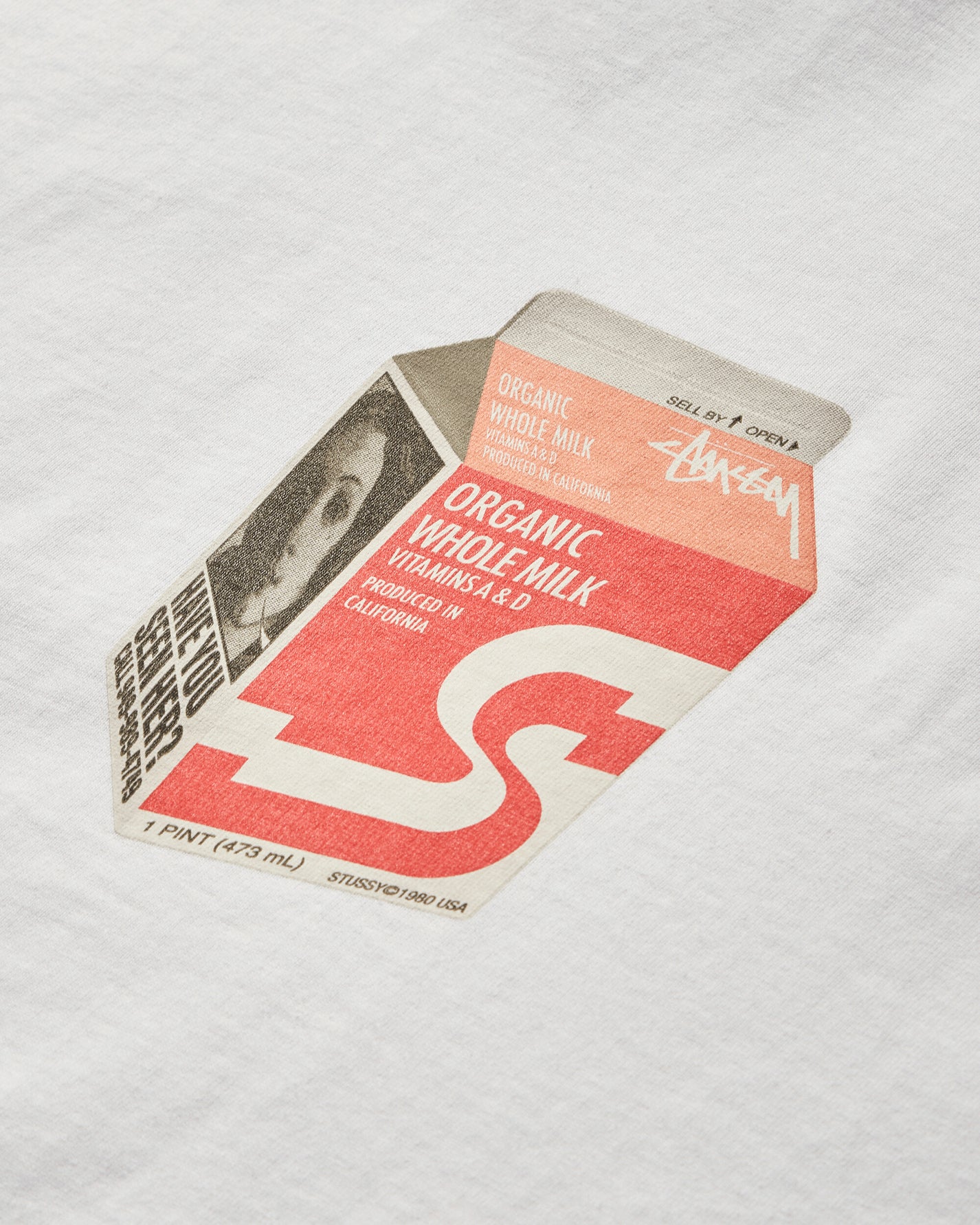 Stüssy Milk Tee White T-Shirts Shortsleeve 1905036 1201