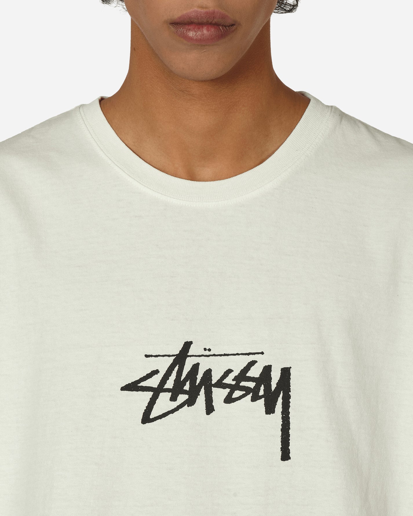 Stüssy Small Stock Pig. Dyed Tee Natural T-Shirts Shortsleeve 1904993 NATL