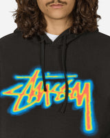 Stüssy Thermal Stock Hood Black T-Shirts Shortsleeve 1925023 0001