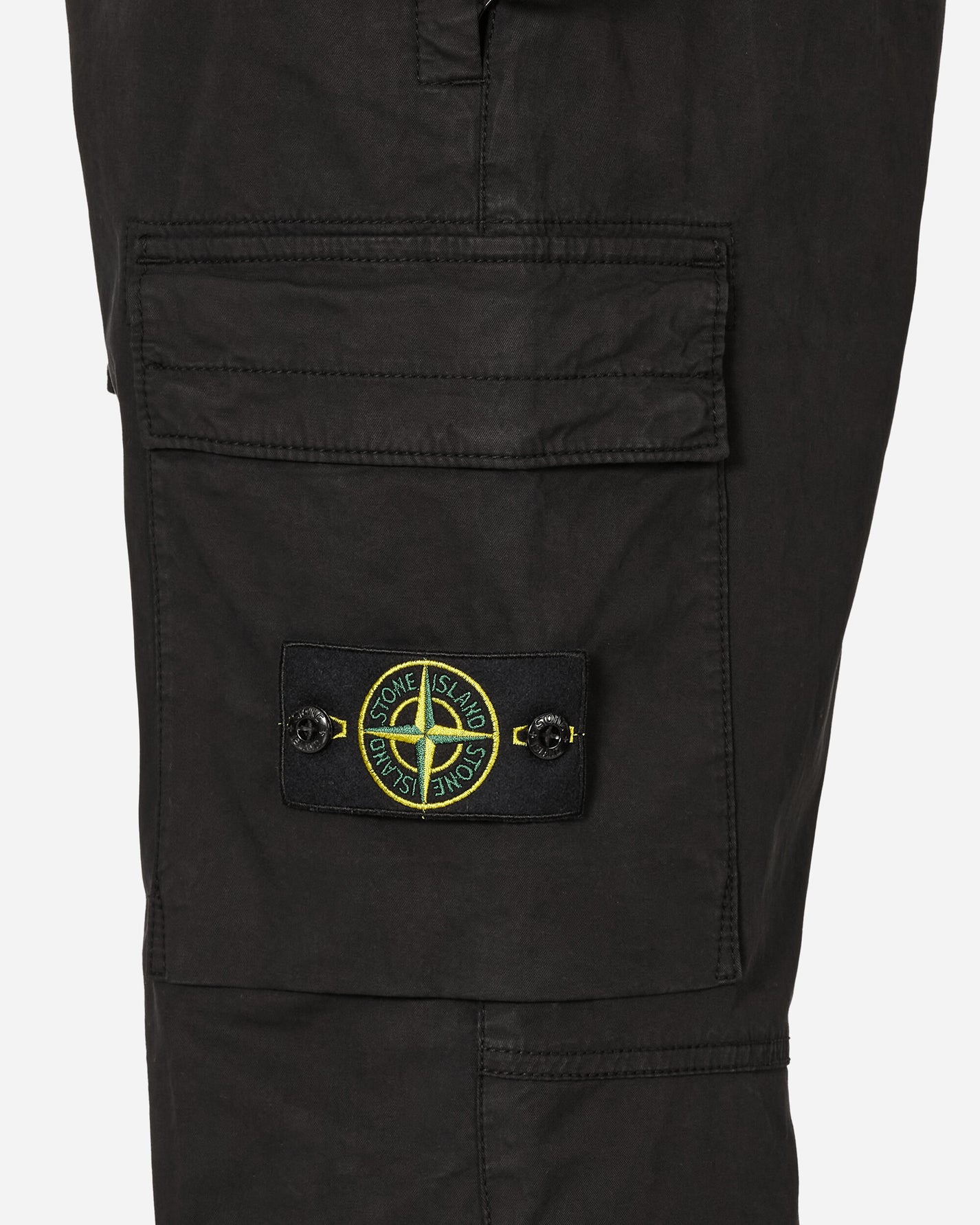 Stone Island Regular Tapered Cargo Pants Black Pants Cargo 811530410 V0029