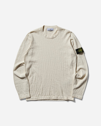 Stone Island Crew Neck Ivory Sweatshirts Crewneck K1S15-5100052-S00B0 V0093