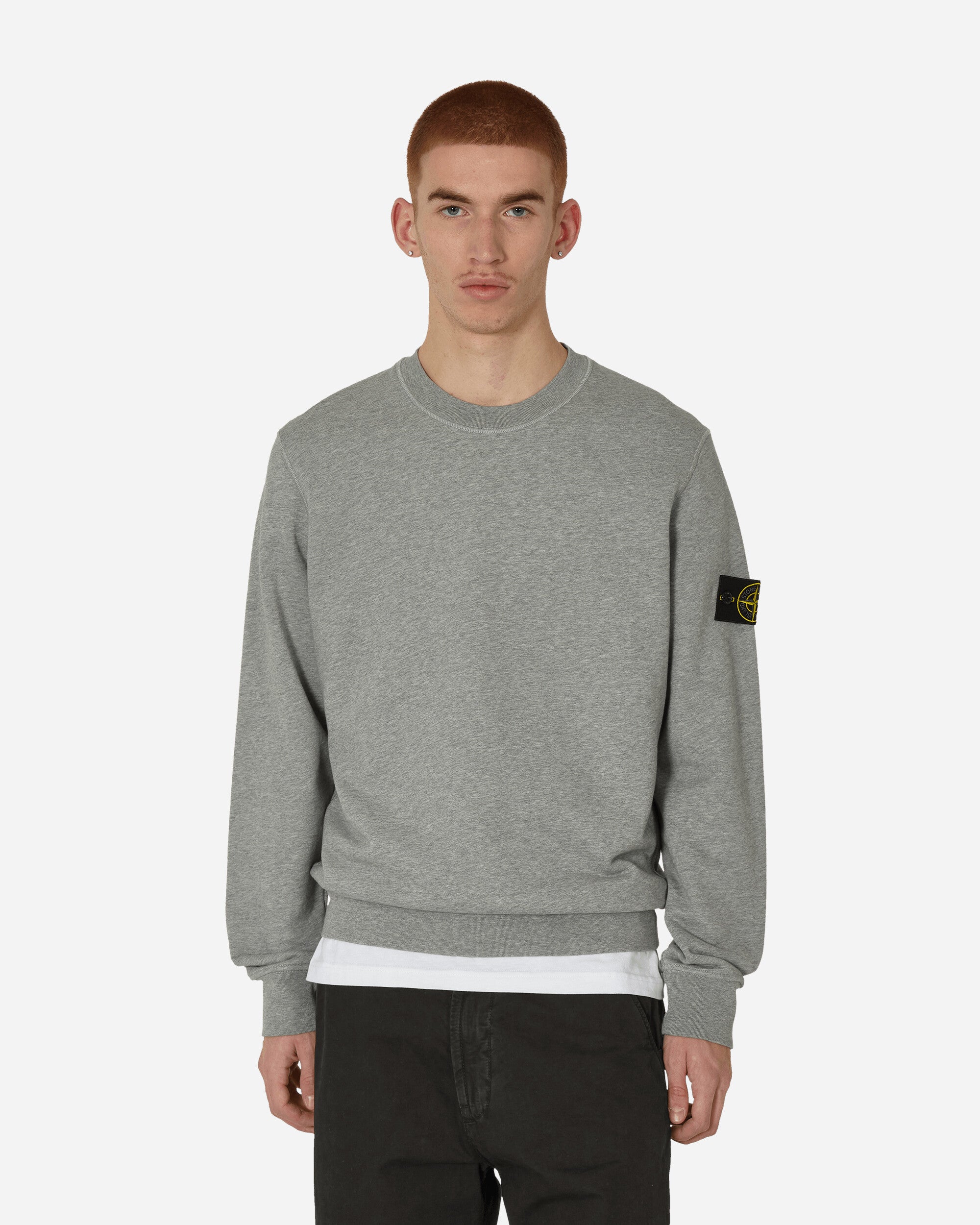 Stone island cheap grey sweatshirt