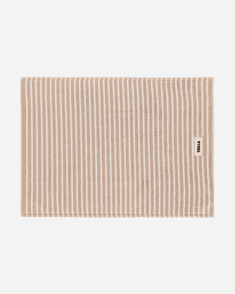 Tekla Bath Mat - Striped Ivory Stripes Textile Bath Towels BM-IVST-70x50 IVST