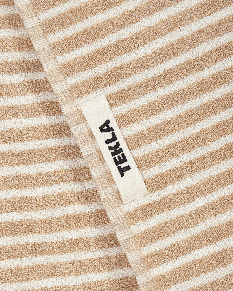 Tekla Bath Towel Ivory Stripes Textile Bath Towels TT-IVST-70x140 IVST