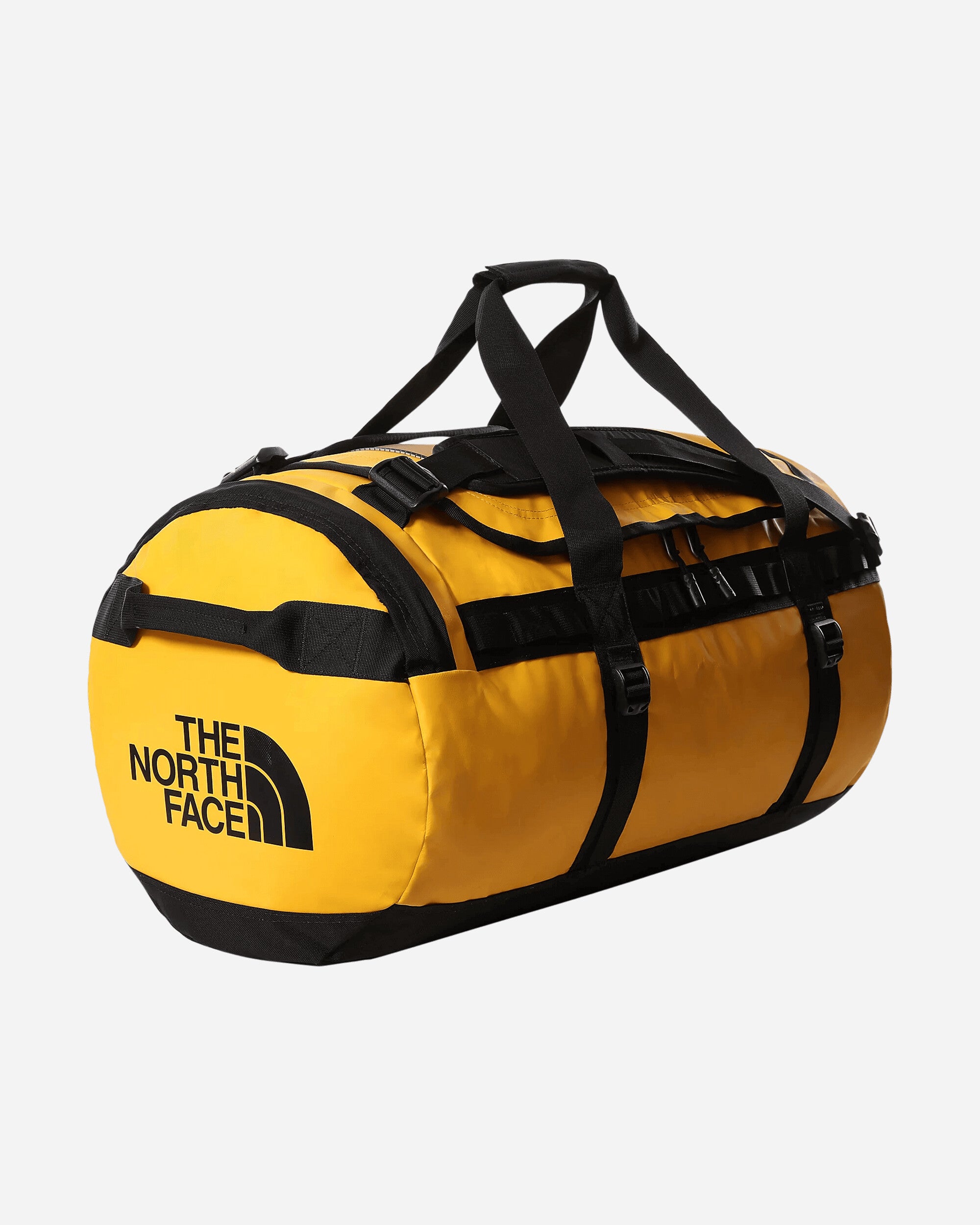 The North Face Base Camp Duffel - M Summit Gold-Tnf Black-N Bags and Backpacks Travel Bags NF0A52SA 4WP