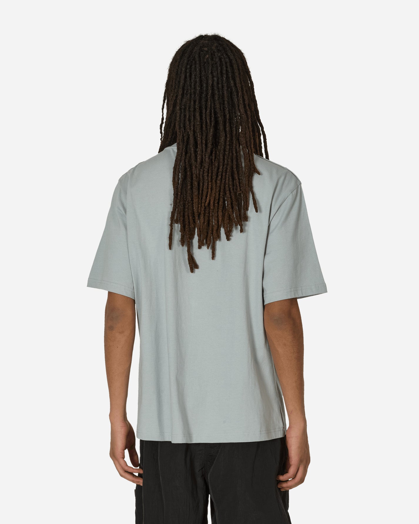 Unaffected Contrast Mesh Panel T-Shirt Misty Blue T-Shirts Shortsleeve UN24SSHTS12 MISTYBLUE