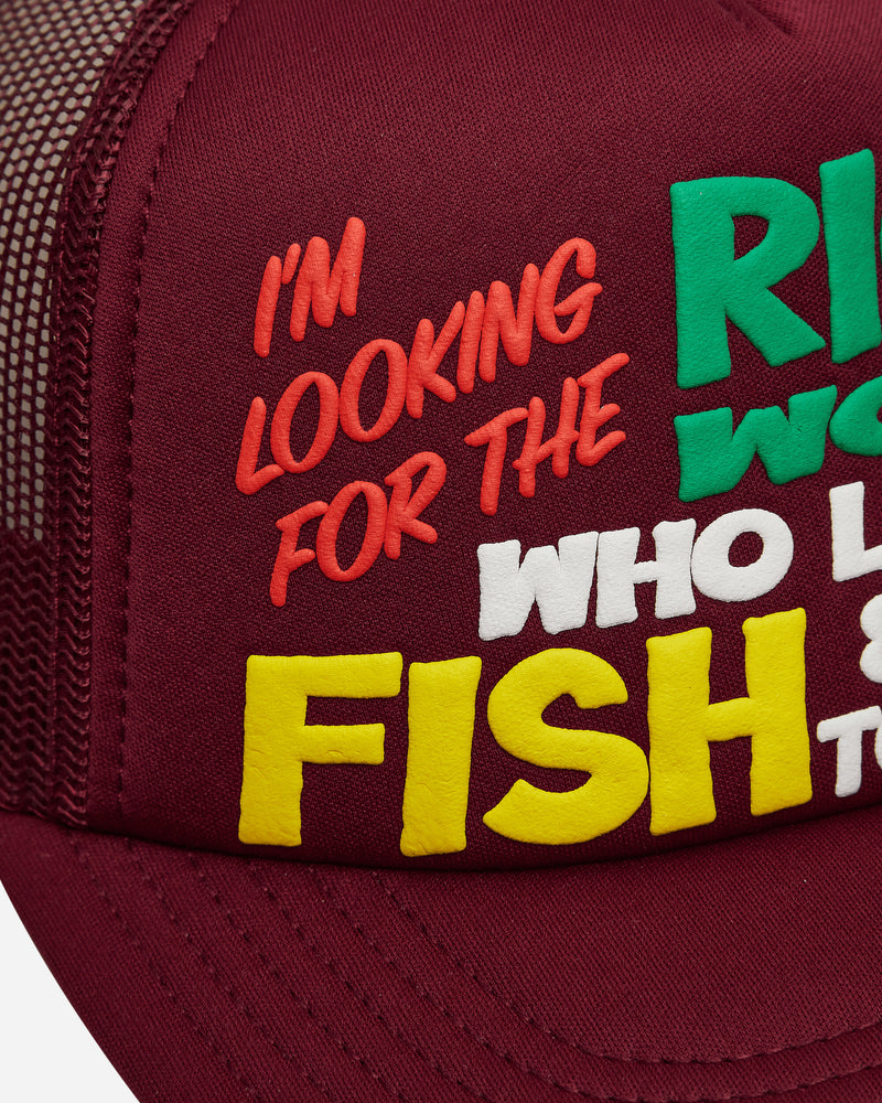 WESTERN HYDRODYNAMIC RESEARCH Fishing Hat Maroon Hats Caps MWHR24SPSU4005 MAROON