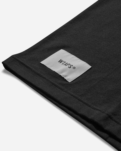 WTAPS Cut & Sewn 10 Black T-Shirts Longsleeve 242ATDT-CSM10 001