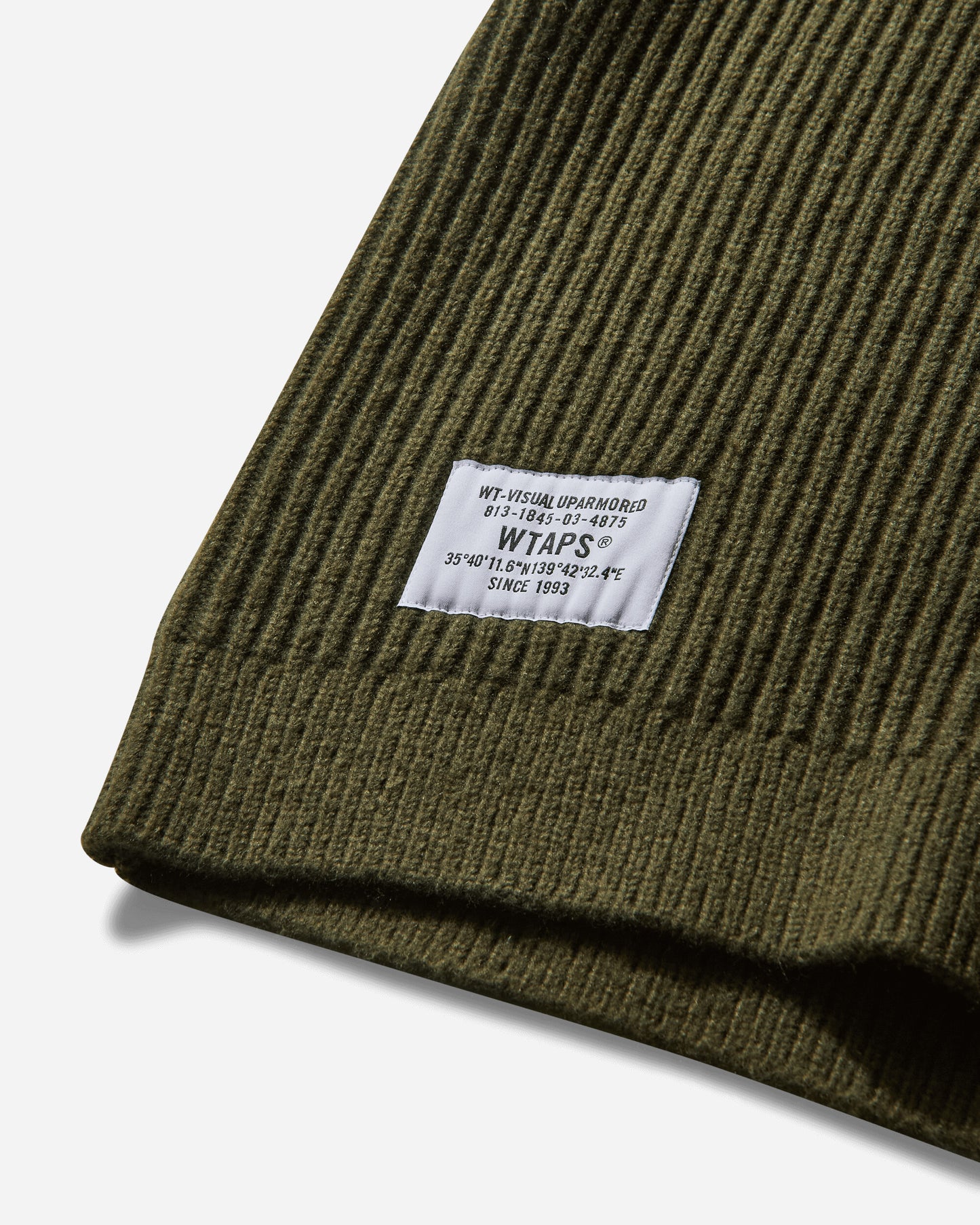 WTAPS Knit 06 Olive Drab Knitwears Sweaters 242MADT-KNM06 002