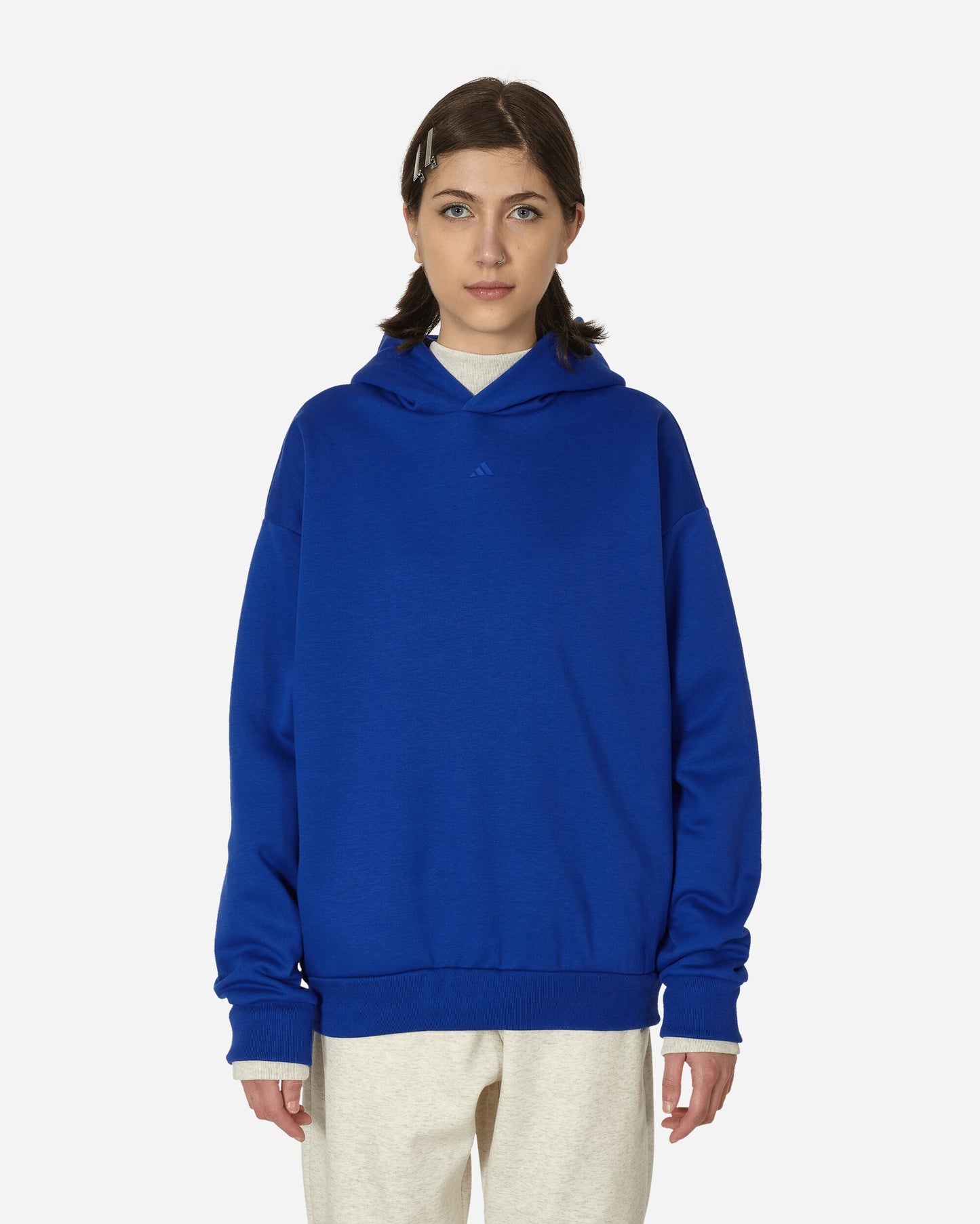 adidas One Fl Hoody Lucid Blue Sweatshirts Hoodies IX1961 001