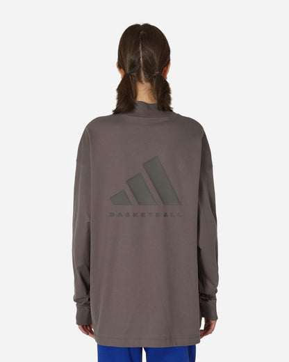 adidas One Bb L/S Tee Charcoal T-Shirts Longsleeve IX1972 001