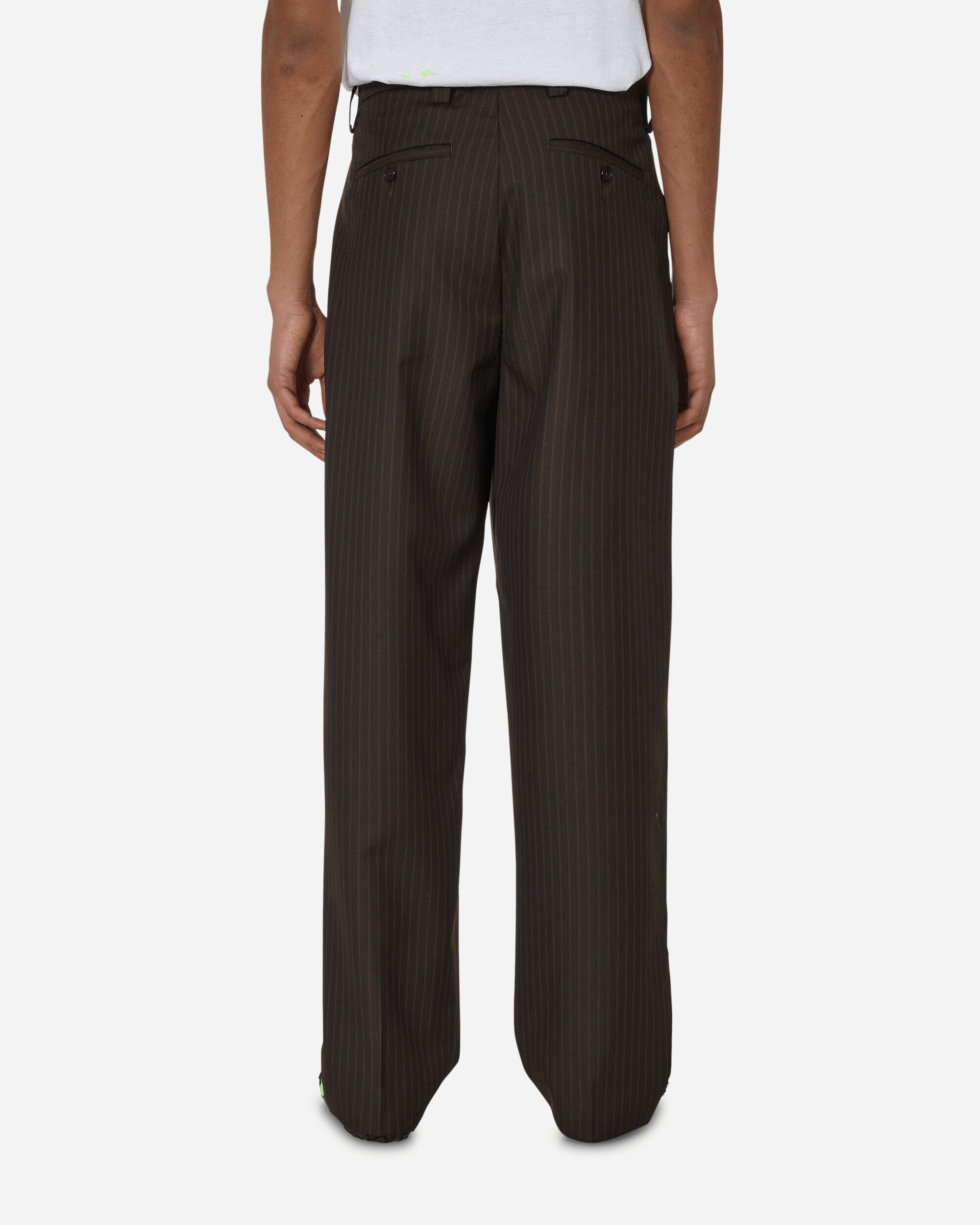 mfpen Scene Trousers Brown Stripe Pants Casual M124-57  1