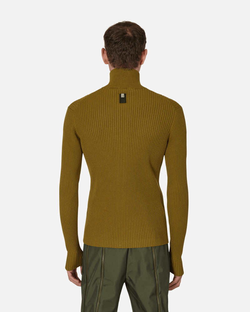 1017 Alyx 9SM Small Rib Zip Up Sweater Military Green Knitwears Cardigans AAMKN0110YA01 GRN0004