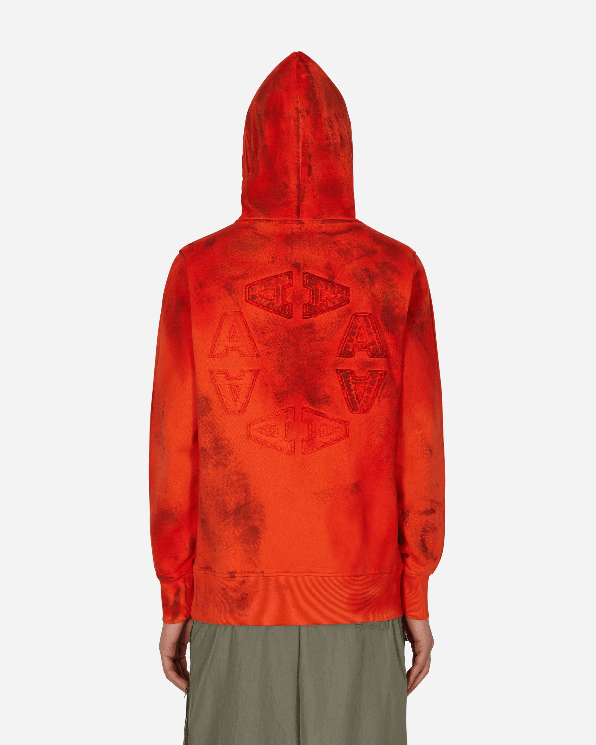 1017 Alyx 9SM Graphic Hoodie Red Sweatshirts Hoodies AAUSW0155FA01 MTY0001