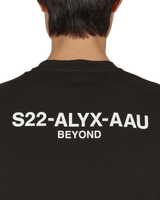 1017 Alyx 9SM Graphic Black T-Shirts Longsleeve AAUTS0261FA01 BLK0001