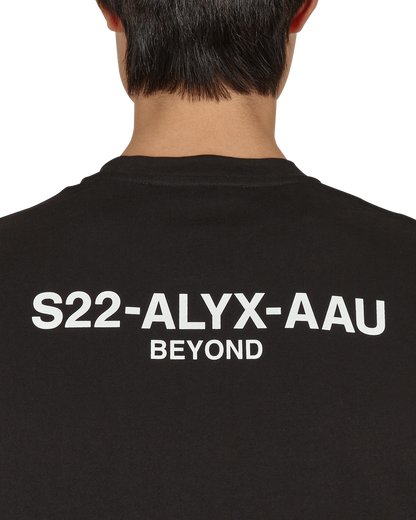 1017 Alyx 9SM Graphic Black T-Shirts Longsleeve AAUTS0261FA01 BLK0001