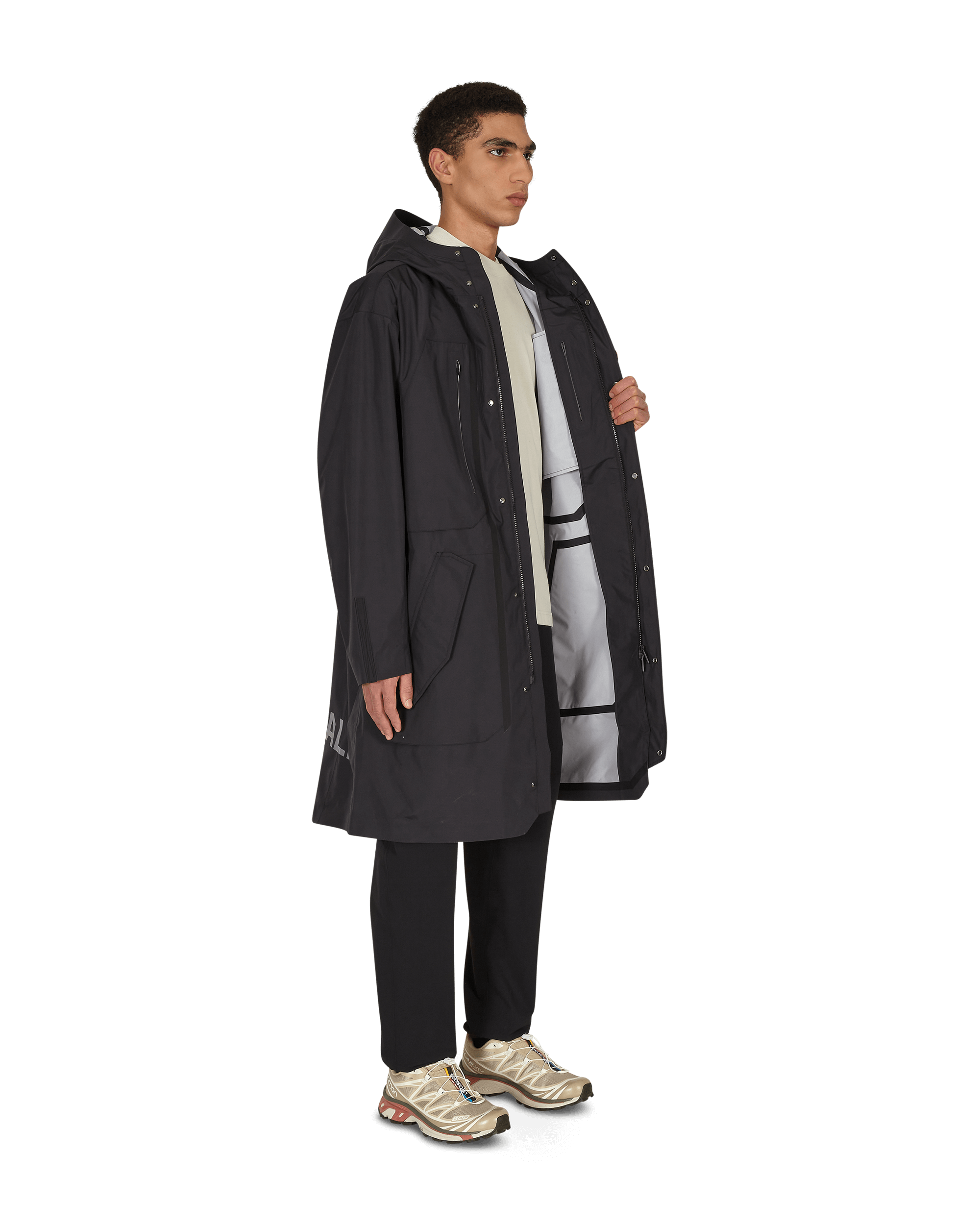 A-Cold Wall System Black Coats and Jackets Parka Jackets ACWMO065 BLACK