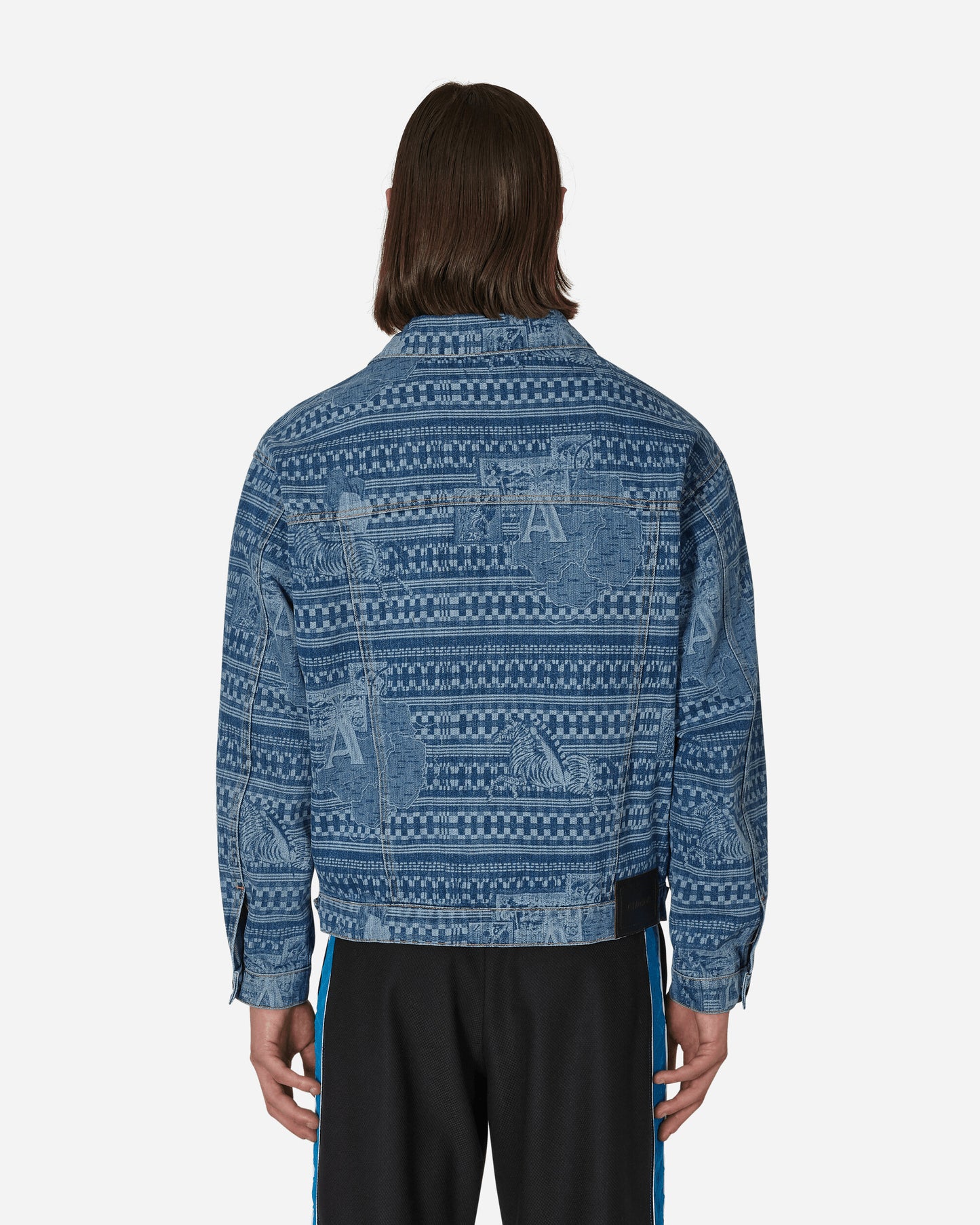 Ahluwalia Kampala Denim Jacket Light Indigo Coats and Jackets Denim Jackets M-AHLU-DE001-SS23-FA6  LI