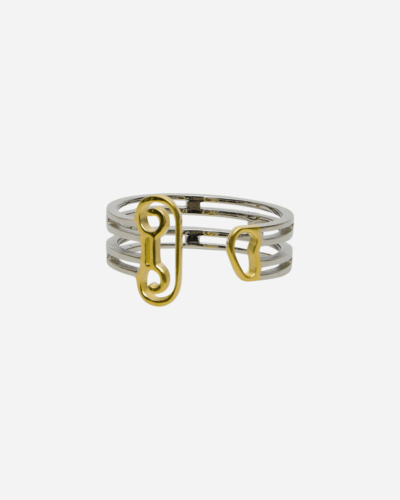 Aries Column Ring Silver/Gold Jewellery Rings FUAR90107 SG