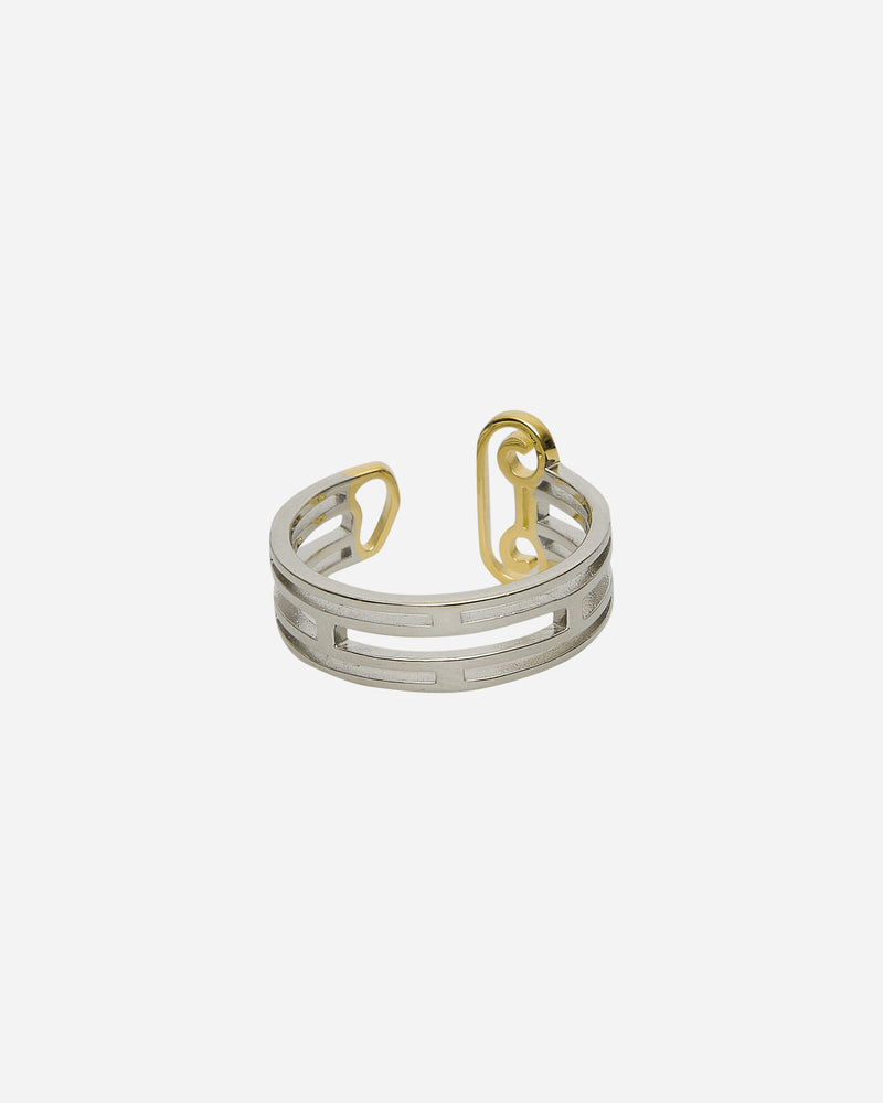 Aries Column Ring Silver/Gold Jewellery Rings FUAR90107 SG