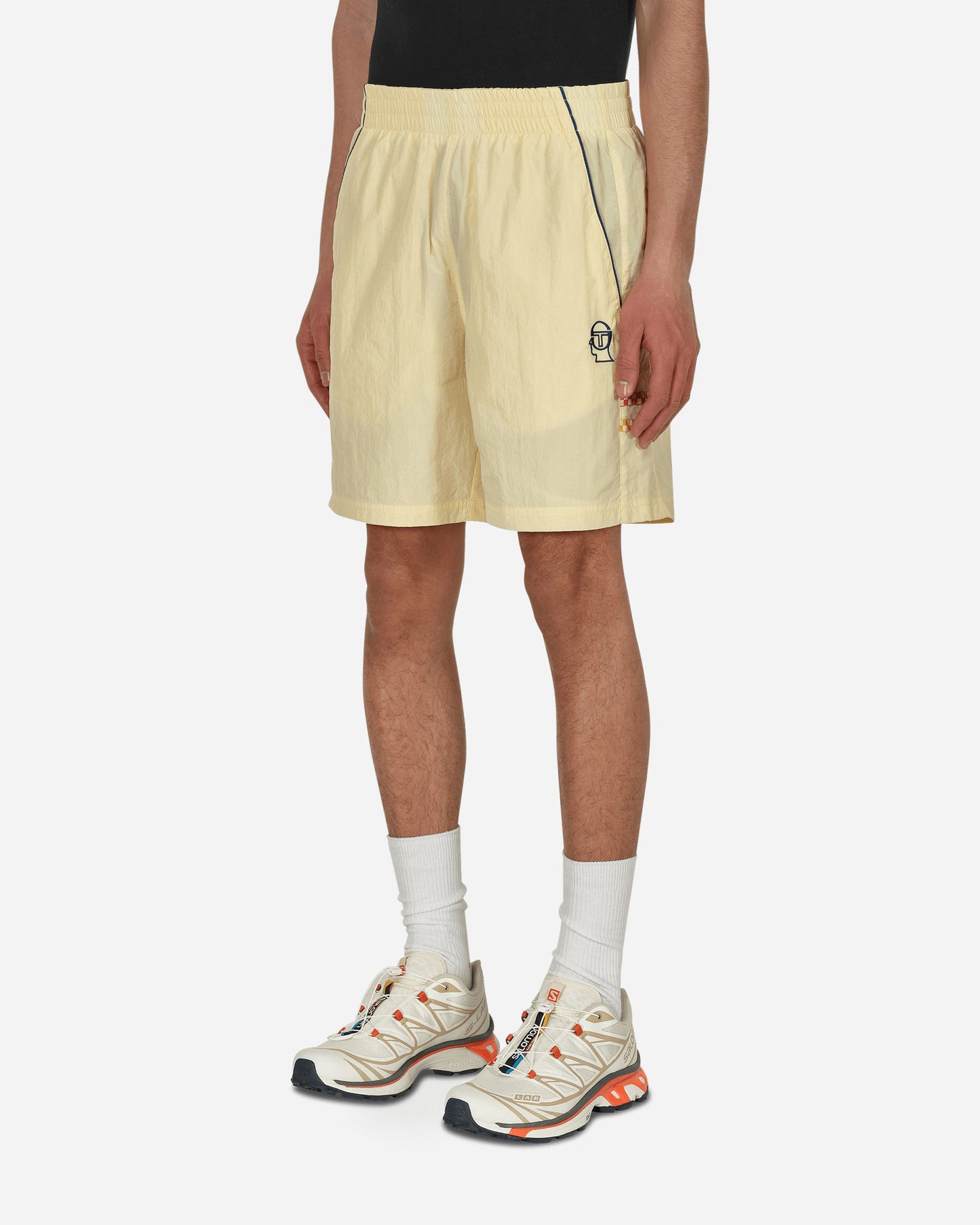 Brain Dead ST X Brain Dead Shorts Pastel Yellow Shorts Sweatshorts BDF21B02002500 YL10