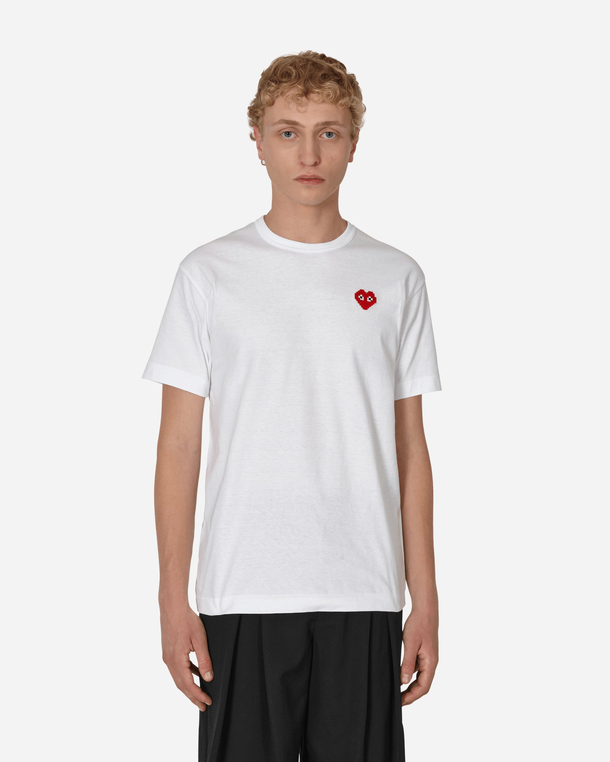 Invader Heart T-Shirt White