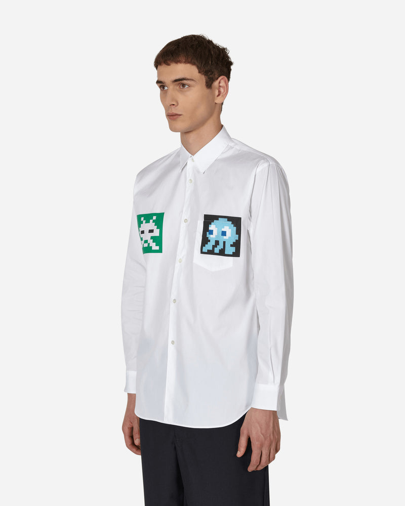 Comme Des Garçons Shirt Mens Shirt Woven White Shirts Longsleeve FJ-B028-W22 1