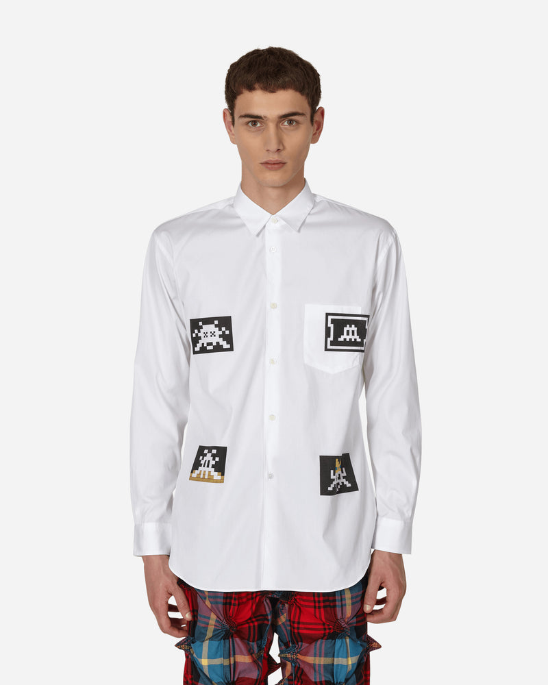 Comme Des Garçons Shirt Mens Shirt Woven White Shirts Longsleeve FJ-B032-W22 1
