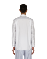 Comme Des Garçons Shirt Woven White/Stblue Shirts Longsleeve FG-B057-SS21 1