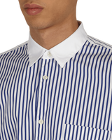 Comme Des Garçons Shirt Woven White/Stblue Shirts Longsleeve FG-B057-SS21 1