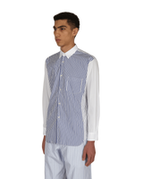 Comme Des Garçons Shirt Woven White/Stblue Shirts Longsleeve FG-B057-SS21 1