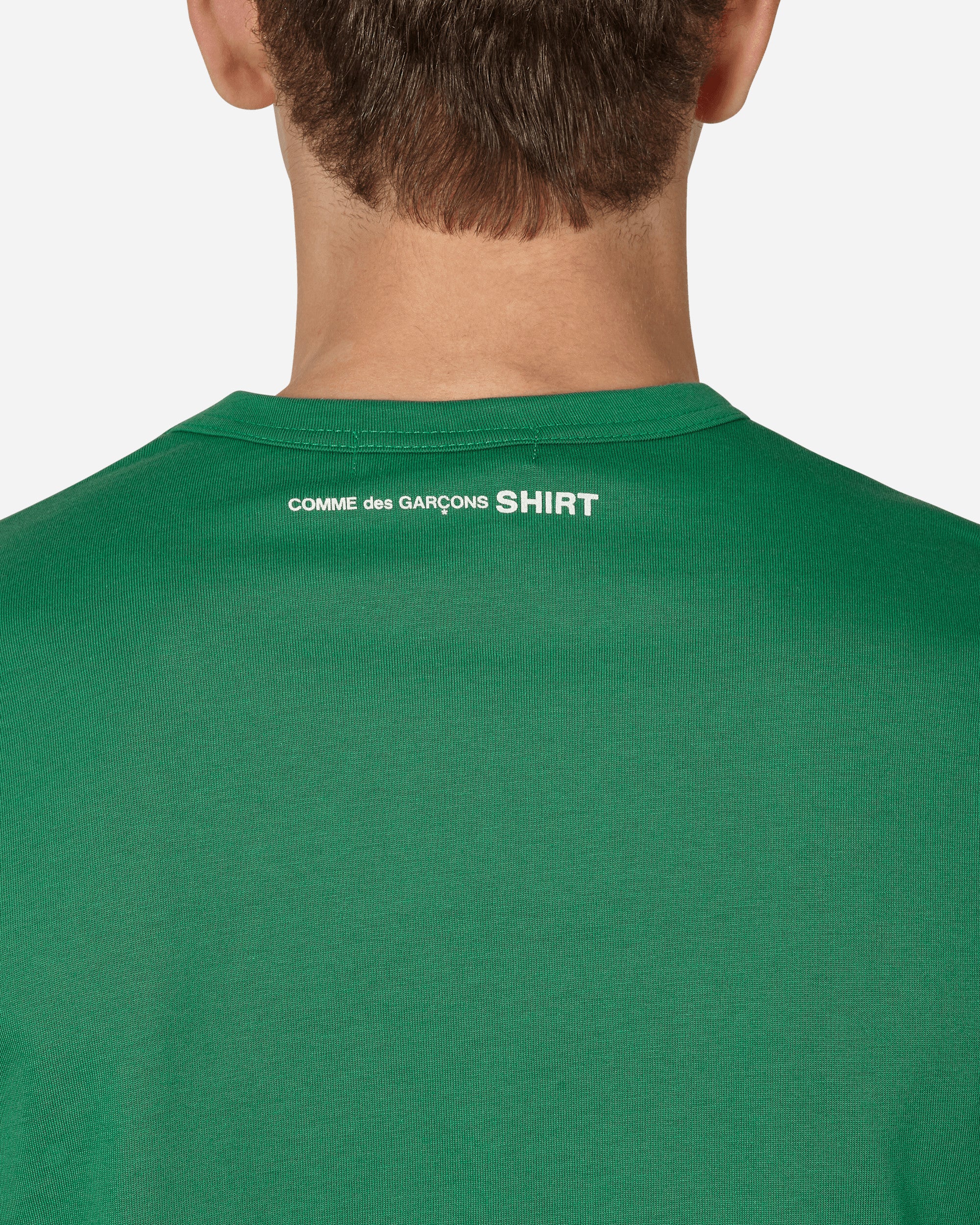 Comme Des Garçons Shirt Mens T-Shirt Knit Green T-Shirts Shortsleeve FJ-T016-W22 2